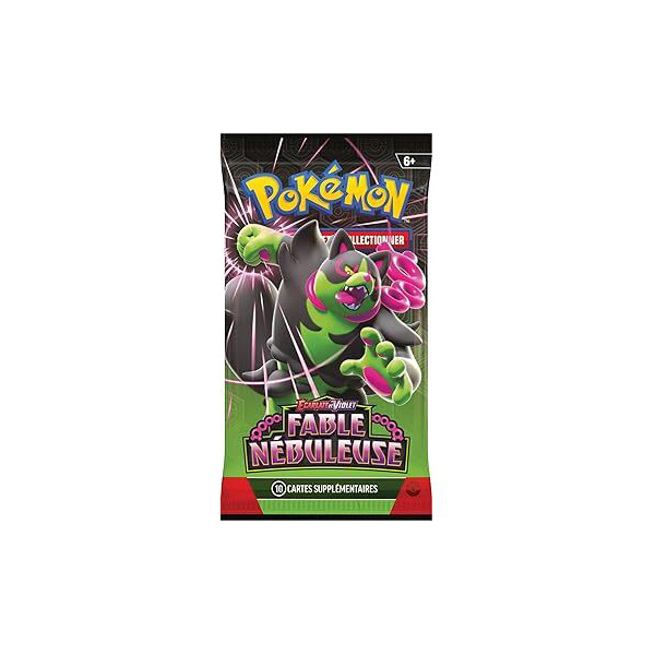 Packs 3 Boosters Pokémon - Fable Nébuleuse - Écarlate et Violet 6.5