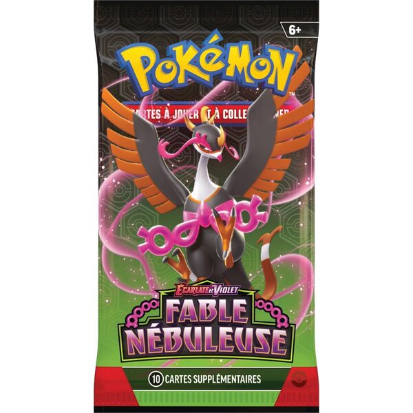 Packs 3 Boosters Pokémon - Fable Nébuleuse - Écarlate et Violet 6.5