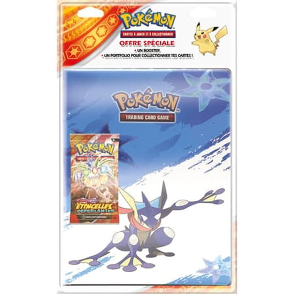 Cahier Pokémon et booster - Étincelles Déferlantes - Écarlate et Violet 8