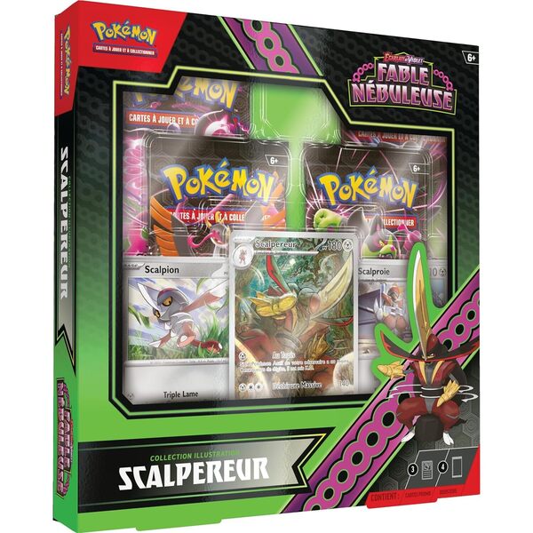 Coffret Pokémon Scalpereur - Fable Nébuleuse - Écarlate et Violet 6.5