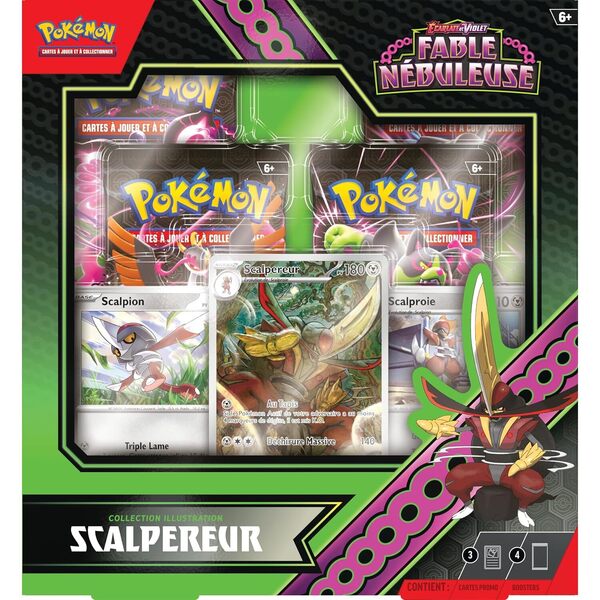 Coffret Pokémon Scalpereur - Fable Nébuleuse - Écarlate et Violet 6.5