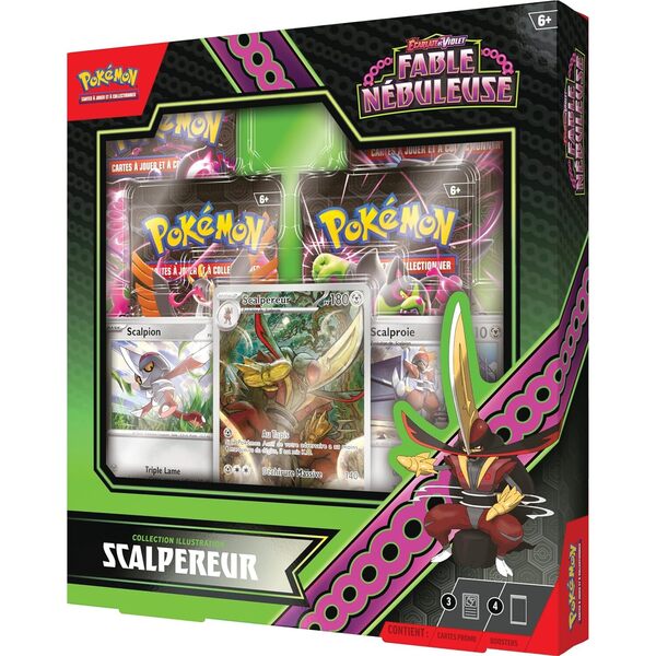 Coffret Pokémon Scalpereur - Fable Nébuleuse - Écarlate et Violet 6.5