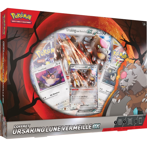 Coffret Pokémon Ursaking Lune Vermeille Ex