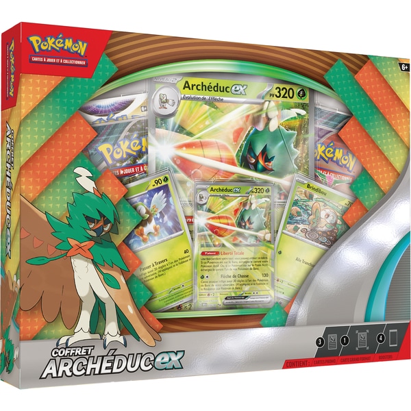 Coffret Pokémon Archéduc-ex 4 boosters