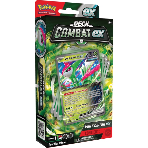 Decks de Combat Deluxe Pokémon Vert-de-Fer-ex ou Tokorico-ex