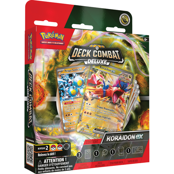 Decks de Combat Deluxe Pokémon Koraidon-ex ou Miraidon-ex