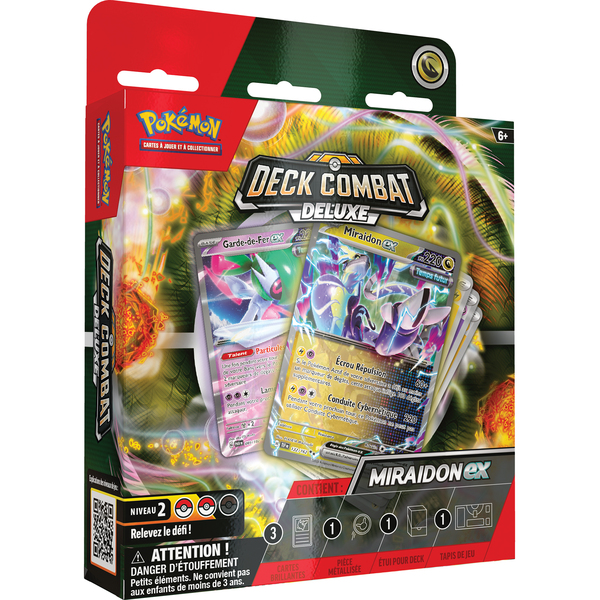 Decks de Combat Deluxe Pokémon Koraidon-ex ou Miraidon-ex