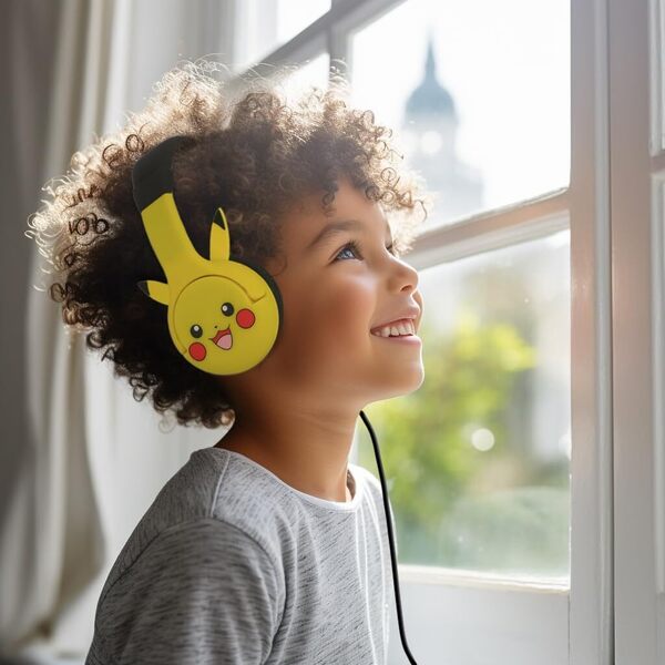 Casque audio Pokémon Pikachu jaune