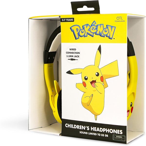 Casque audio Pokémon Pikachu jaune