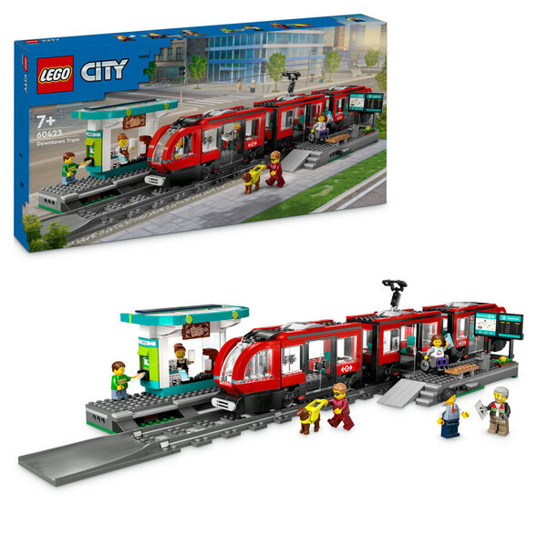 60423 - LEGO City - Le tramway et la station du centre-ville