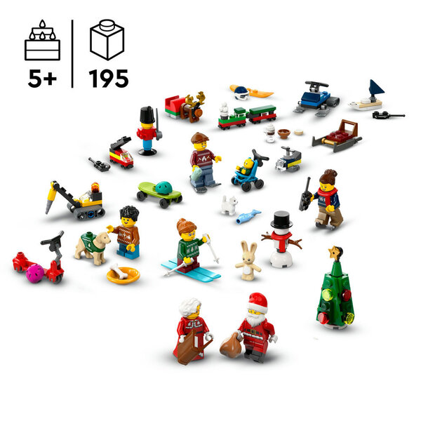 60436 - LEGO® City - Le calendrier de l’Avent 2024