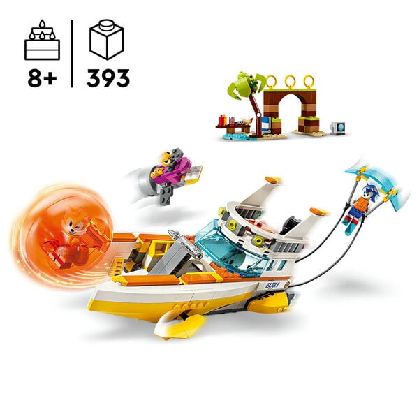 76997 - LEGO® Sonic - Le bateau d’aventures de Tails