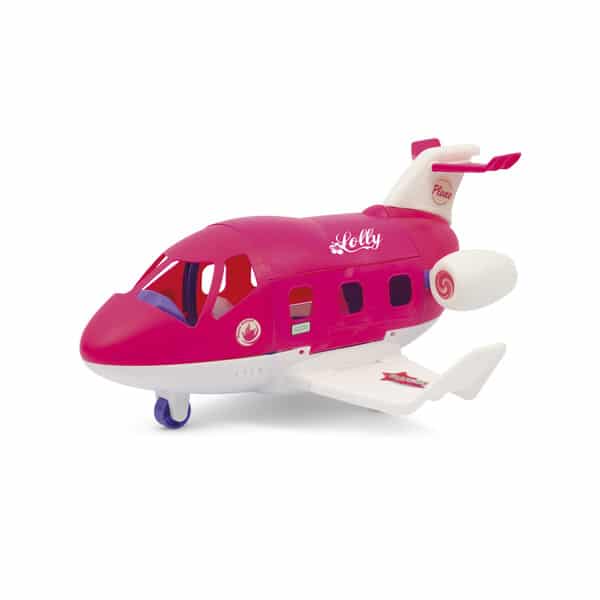 Poupée Lolly Kid et avion de poupée 33 cm