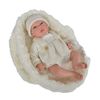Bébé Reborn Ivoire 40 cm 1,4 kg avec couffin