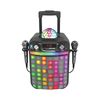 Enceinte musicale Bluetooth - Lecteur MP3 2 microphones et lumières LED