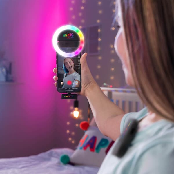 Kit influenceur avec ring-light, micro et connexion hub