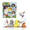 Maman canard et ses trois canetons interactifs et musicaux