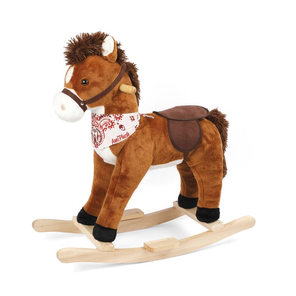 Cheval a bascule Ami Plush King Jouet Porteurs Jouets a bascules Ami Plush