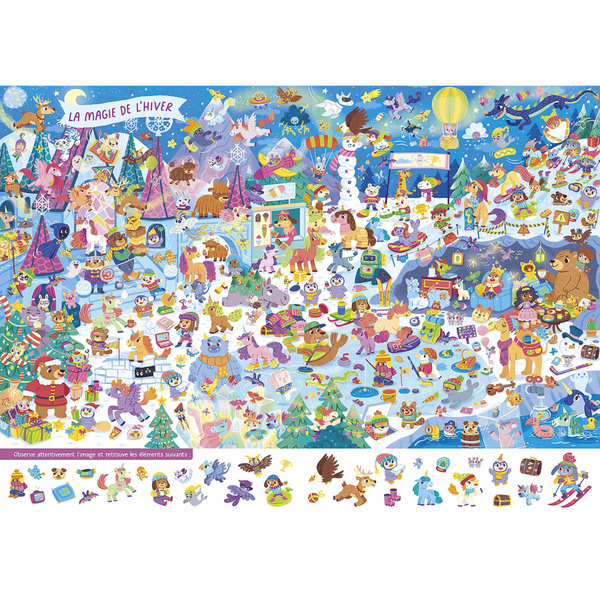 Cherche et trouve -Licornes