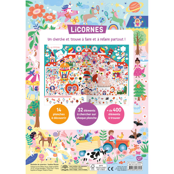 Cherche et trouve -Licornes