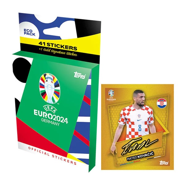 Eco pack 41 stickers - EURO 2024 Officiel