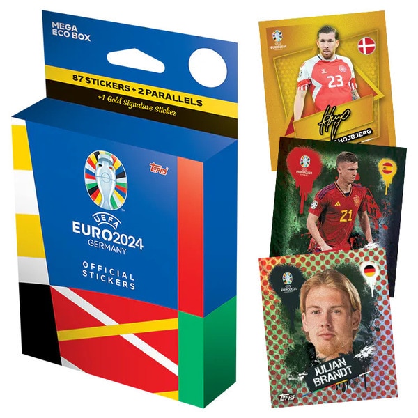 Eco box 87 stickers - EURO 2024 Officiel