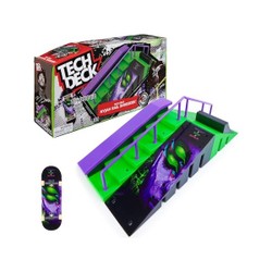 Tech Deck - Set Rampa Nyjah Rail Shredder et skateboard