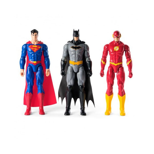 Pack figrines 30 cm Superman Batman et The Flash DC Comics