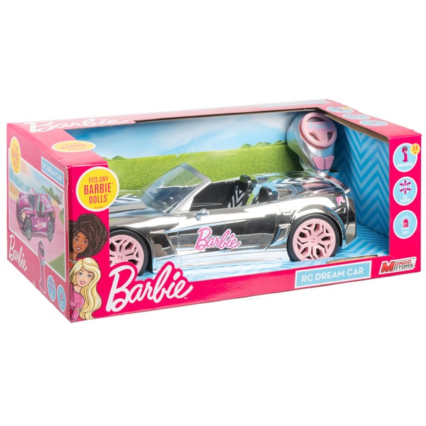 Cabriolet de Rêve de Barbie télécommandé - Argent