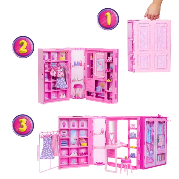 Le dressing de Rêve de Barbie