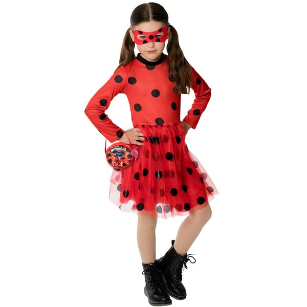 Déguisement robe et sac Ladybug Miraculous 5-8 ans