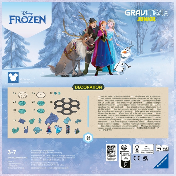 GraviTrax Junior Set d extension - la Reine des Neiges