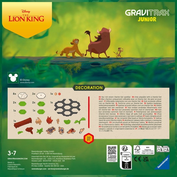 GraviTrax Junior Set d extension - Le Roi Lion