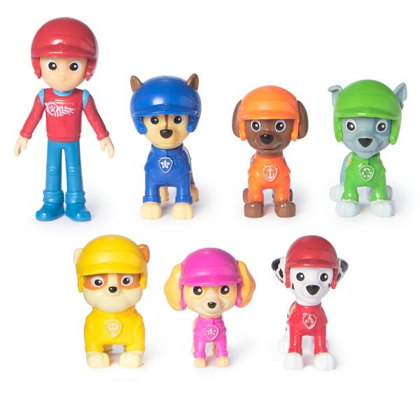 Multipack de 7 figurines Rescue Wheels - La Pat Patrouille