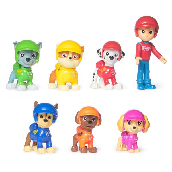 Multipack de 7 figurines Rescue Wheels - La Pat Patrouille