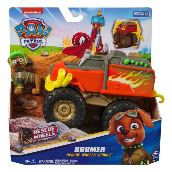 Véhicule et figurine Boomer Rescue Wheels - La Pat  Patrouille