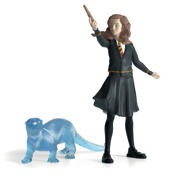 Figurine Hermione et son Patronus loutre