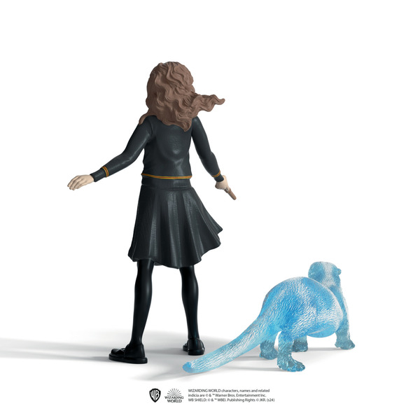 Figurine Hermione et son Patronus loutre