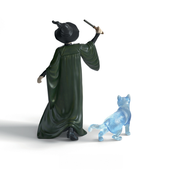 Figurine McGonagall et son Patronus le chat