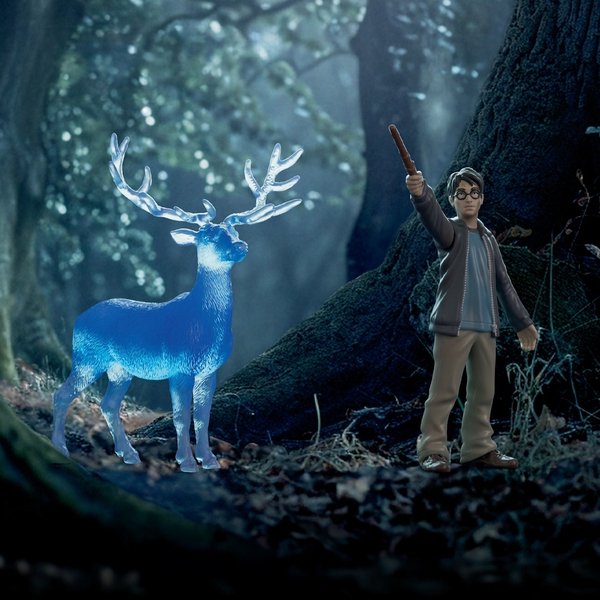 Figurine Harry Potter™ et son Patronus Cerf