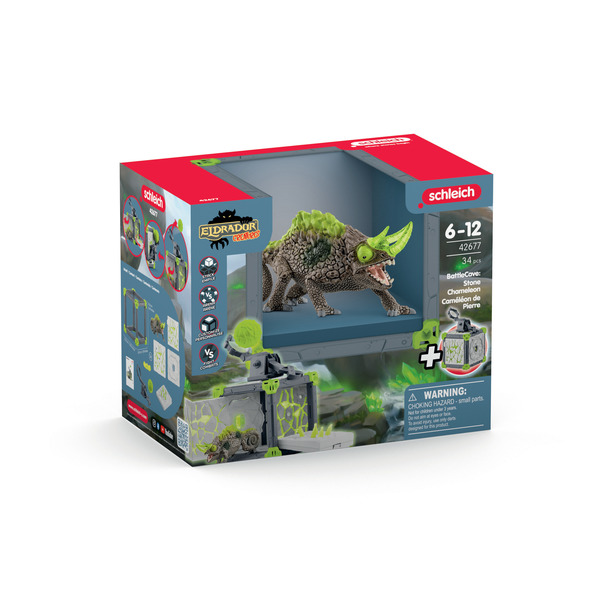 BattleCave et figurine Caméléon de pierre