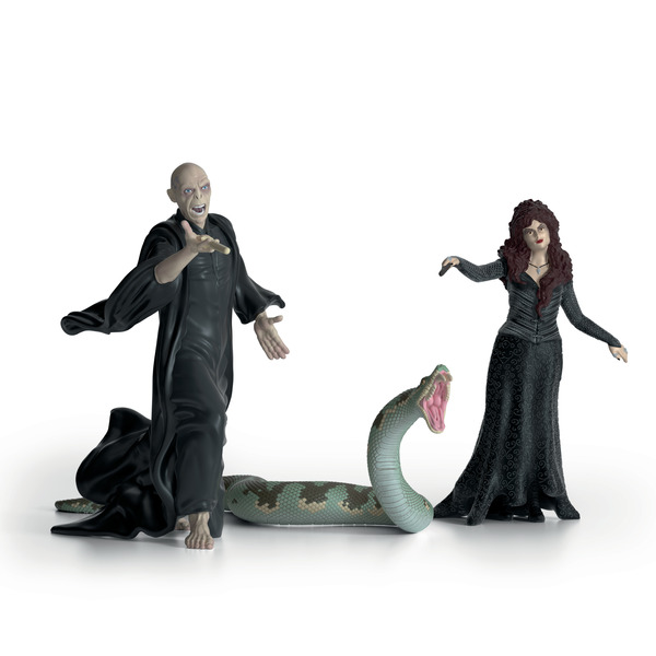 Figurine Voldemort et Nagini - Harry Potter