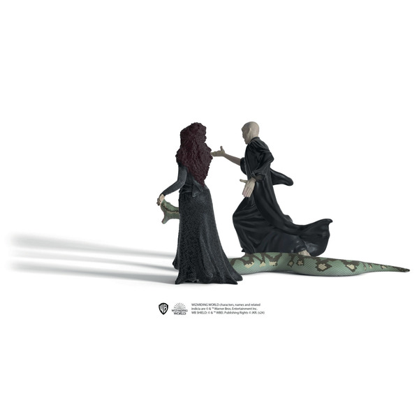 Figurine Voldemort et Nagini - Harry Potter