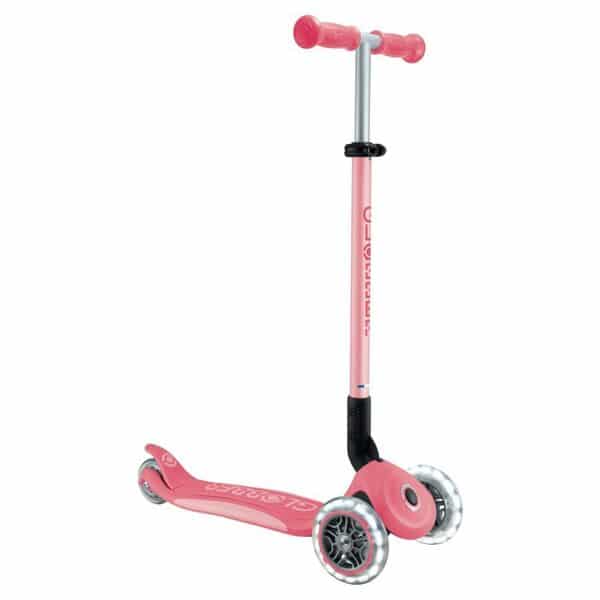 Trottinette 3 roues Primo Lights Plus pliable rose pastel