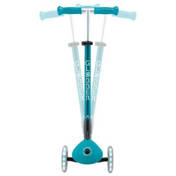 Trottinette 3 roues Primo Lights Plus pliable bleu aqua