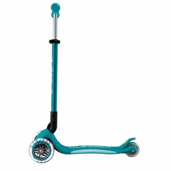 Trottinette 3 roues Primo Lights Plus pliable bleu aqua