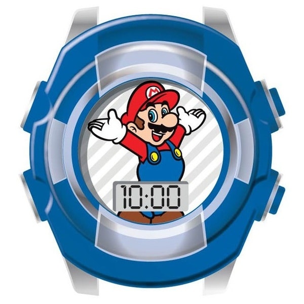 Coffret avec montre, bracelets et mini lampe Mario