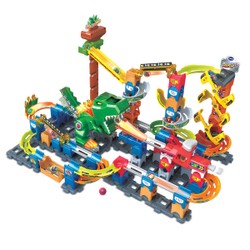 Circuit à billes magnétiques Marble Rush - Dino Adventures Magnetic Set XL400E 