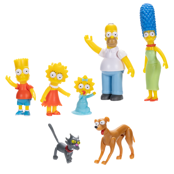 Coffret 7 figurines Les Simpsons