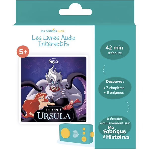 Livre audio Lunii - Défi Vilain : Echappe à Ursula